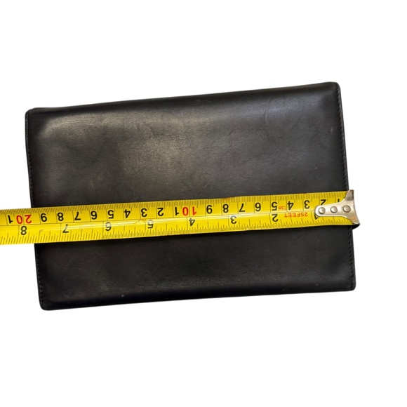 Gianni Versace black leather vintage clutch bag rare - Picture 4 of 10